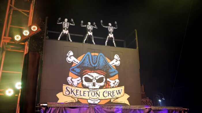 Halloween Haunt skeleton crew